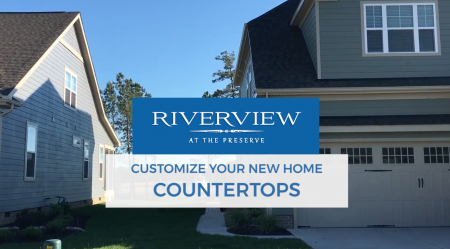 Countertops: Custom Features at Riverview at the Preserve